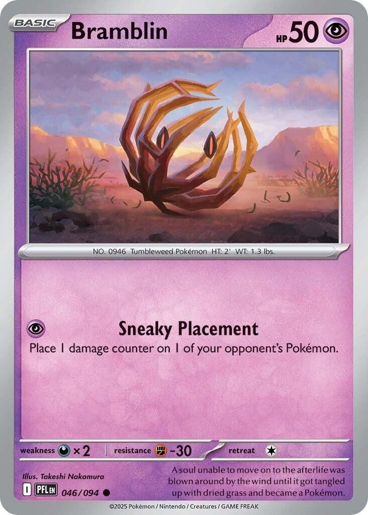 Image for Bramblin (046/094) [ME02: Phantasmal Flames] - Pokemon