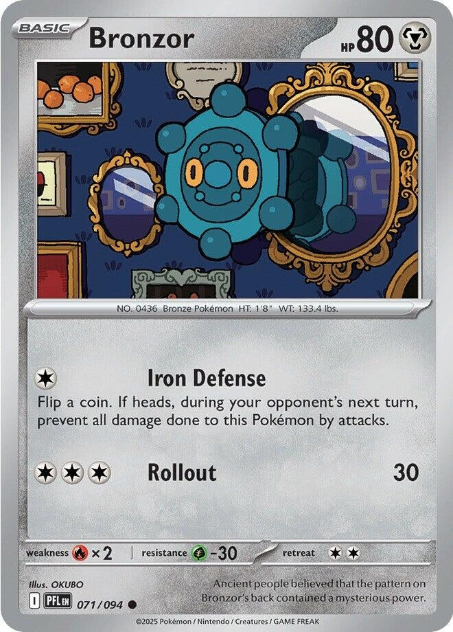 Image for Bronzor (071/094) [ME02: Phantasmal Flames] - Pokemon