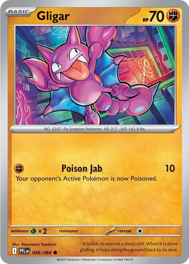 Image for Gligar (049/094) [ME02: Phantasmal Flames] - Pokemon