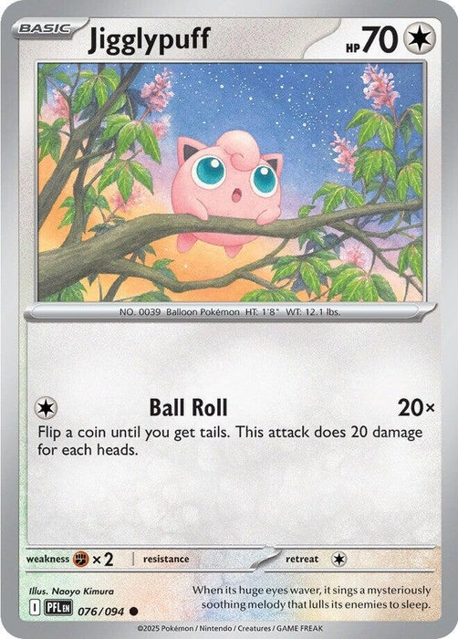Image for Jigglypuff (076/094) [ME02: Phantasmal Flames] - Pokemon