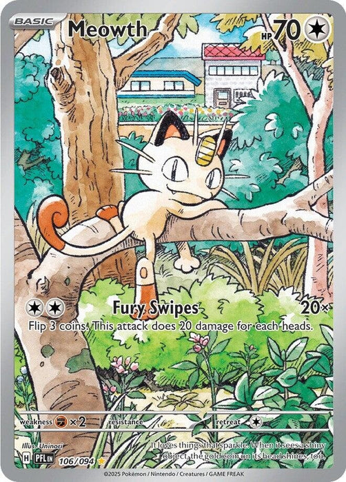 Image for Meowth (106/094) [ME02: Phantasmal Flames] - Pokemon