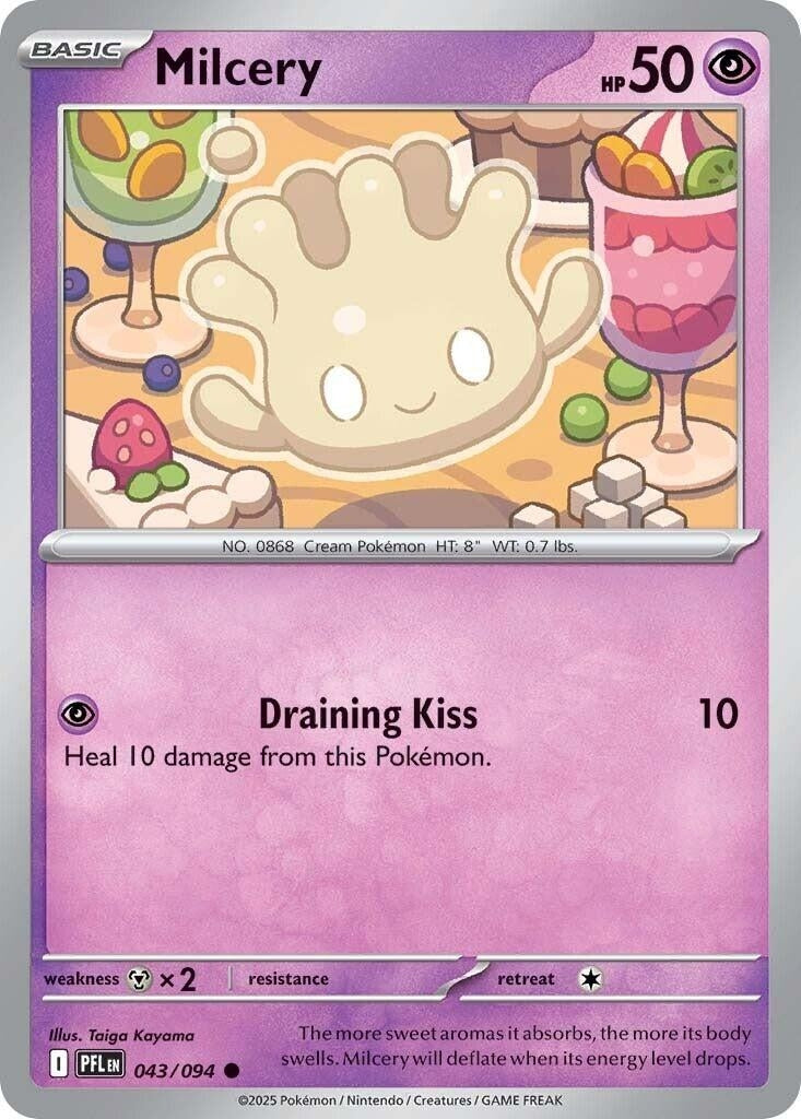 Image for Milcery (043/094) [ME02: Phantasmal Flames] - Pokemon