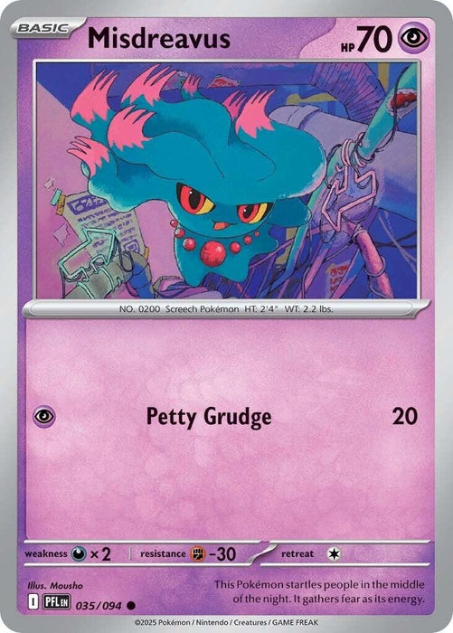Image for Misdreavus (035/094) [ME02: Phantasmal Flames] - Pokemon
