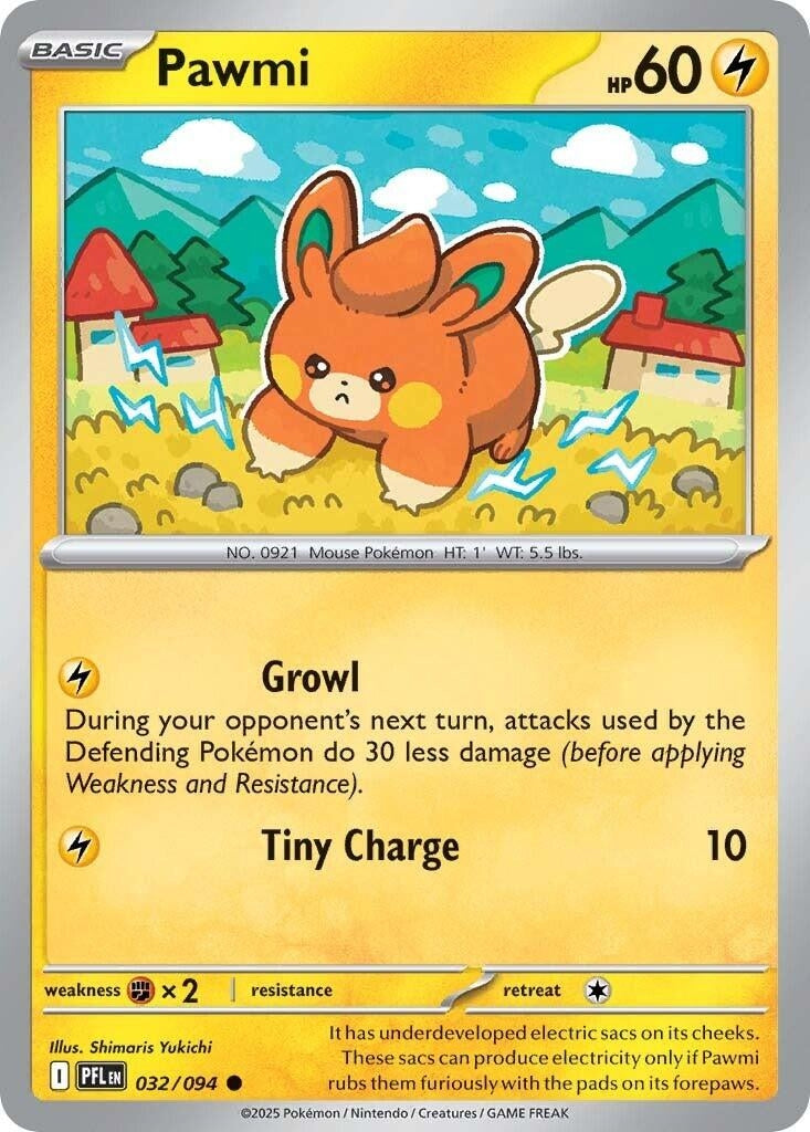 Image for Pawmi (032/094) [ME02: Phantasmal Flames] - Pokemon