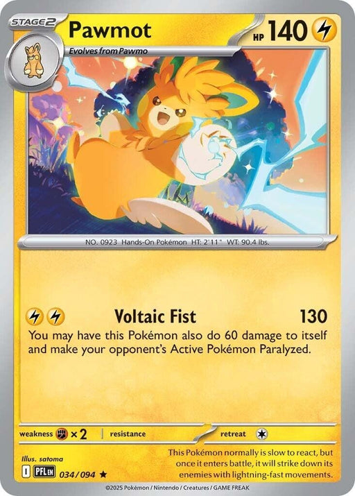 Image for Pawmot (034/094) [ME02: Phantasmal Flames] - Pokemon
