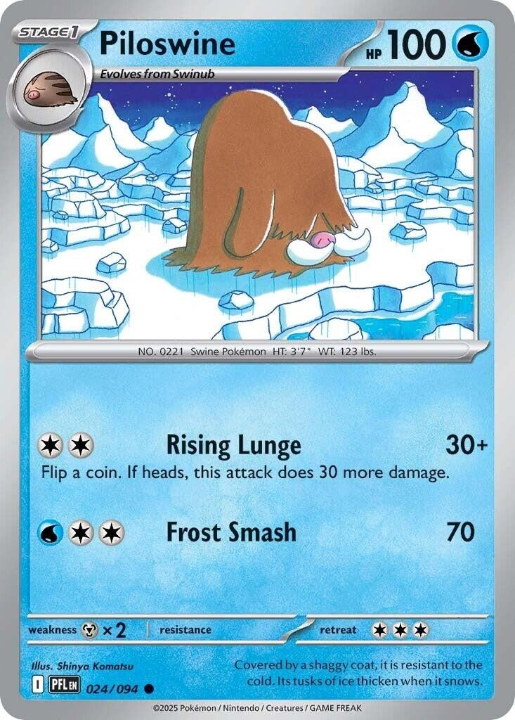 Image for Piloswine (024/094) [ME02: Phantasmal Flames] - Pokemon