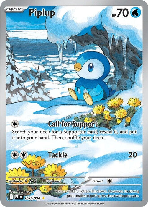 Image for Piplup (098/094) [ME02: Phantasmal Flames] - Pokemon