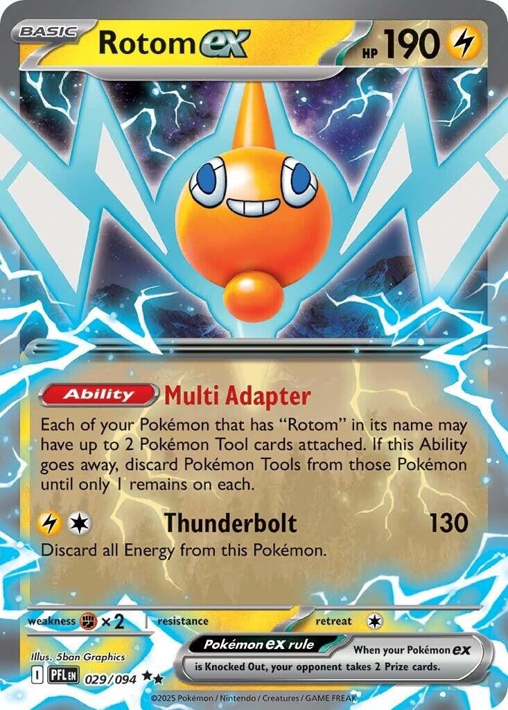 Image for Rotom ex (029/094) [ME02: Phantasmal Flames] - Pokemon