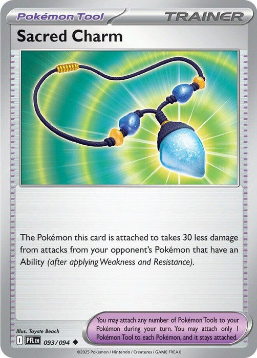 Image for Sacred Charm (093/094) [ME02: Phantasmal Flames] - Pokemon