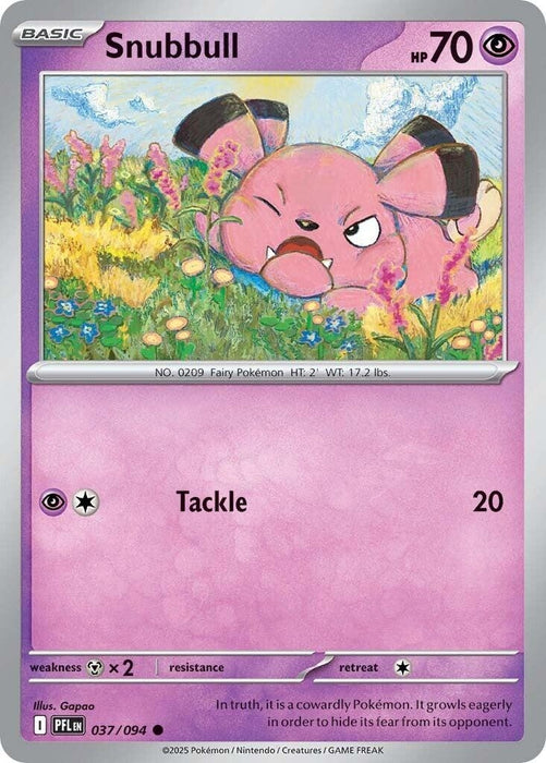 Image for Snubbull (037/094) [ME02: Phantasmal Flames] - Pokemon