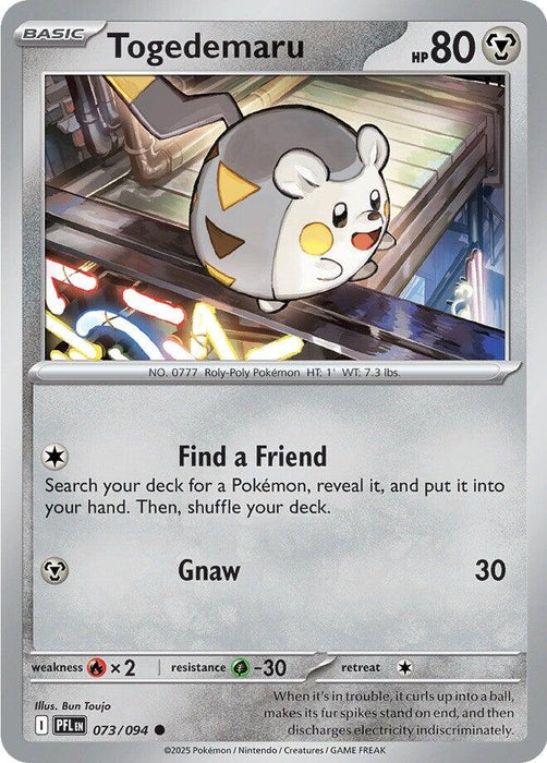 Image for Togedemaru (073/094) [ME02: Phantasmal Flames] - Pokemon