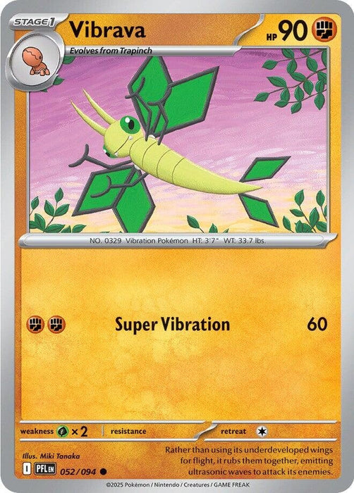Image for Vibrava (052/094) [ME02: Phantasmal Flames] - Pokemon