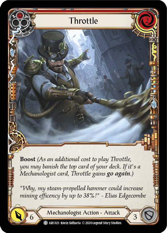 Throttle (Red) (ARC023) [Arcane Rising]