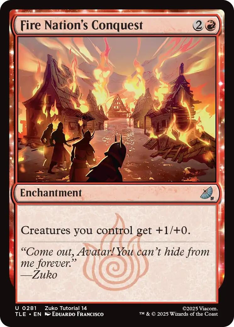 Image for Fire Nation's Conquest (0281) (281) [Avatar: The Last Airbender: Eternal-Legal] - Magic: The Gathering