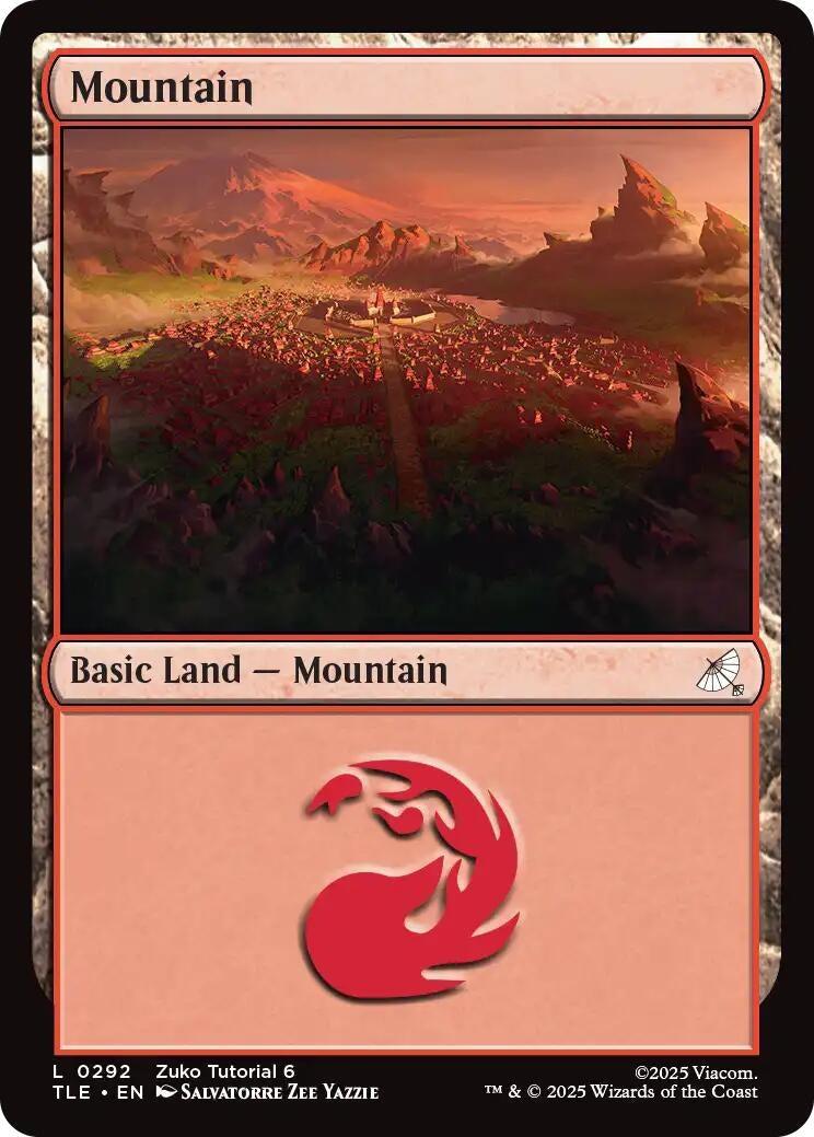 Image for Mountain (0292) (292) [Avatar: The Last Airbender: Eternal-Legal] - Magic: The Gathering