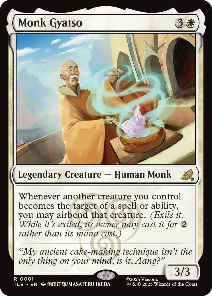 Image for Monk Gyatso (81) [Avatar: The Last Airbender: Eternal-Legal] - Magic: The Gathering