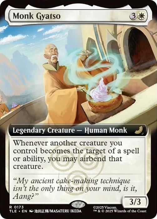 Image for Monk Gyatso (Extended Art) (173) [Avatar: The Last Airbender: Eternal-Legal] - Magic: The Gathering