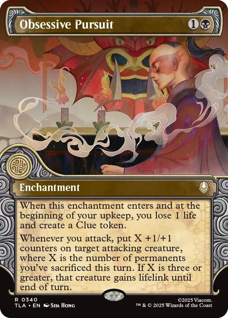 Image for Obsessive Pursuit (Showcase) (340) [Avatar: The Last Airbender] - Magic: The Gathering
