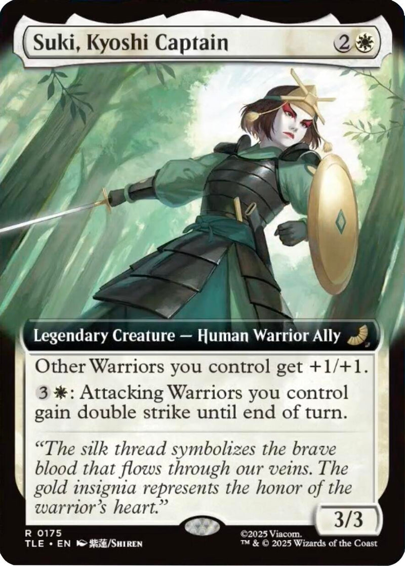 Image for Suki, Kyoshi Captain (Extended Art) (175) [Avatar: The Last Airbender: Eternal-Legal] - Magic: The Gathering