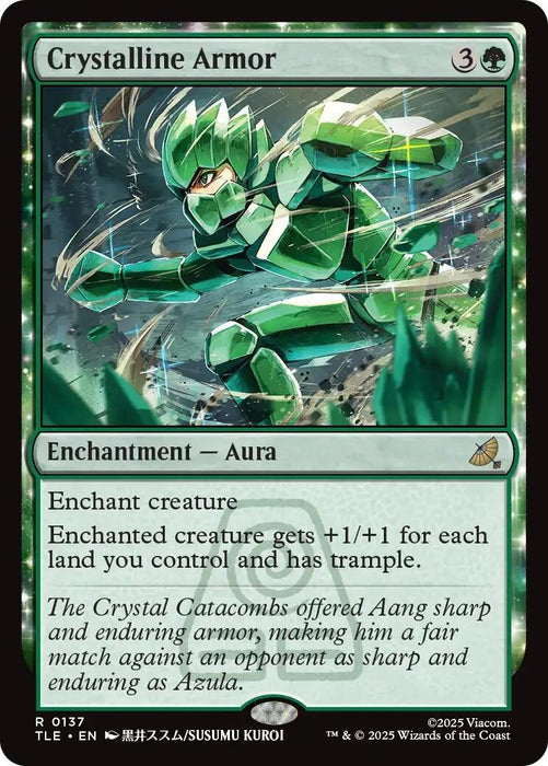 Image for Crystalline Armor (137) [Avatar: The Last Airbender: Eternal-Legal] - Magic: The Gathering