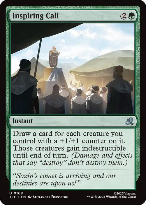 Image for Inspiring Call (168) [Avatar: The Last Airbender: Eternal-Legal] - Magic: The Gathering