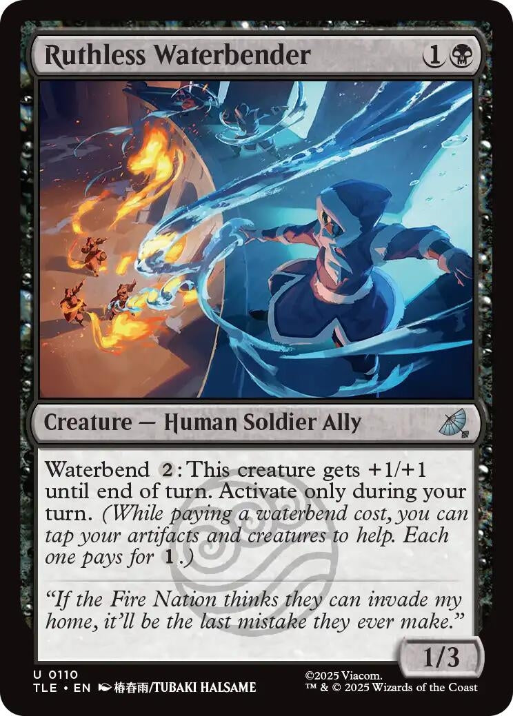 Image for Ruthless Waterbender (110) [Avatar: The Last Airbender: Eternal-Legal] - Magic: The Gathering