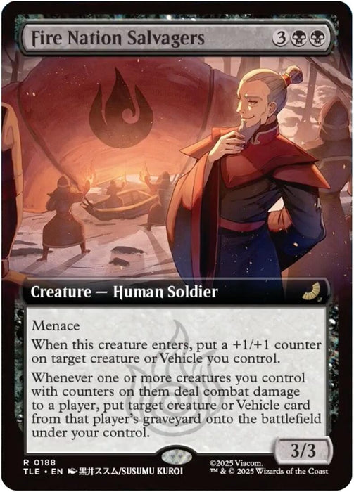 Image for Fire Nation Salvagers (Extended Art) (188) [Avatar: The Last Airbender: Eternal-Legal] - Magic: The Gathering