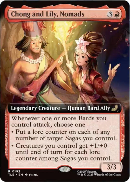 Image for Chong and Lily, Nomads (Extended Art) (192) [Avatar: The Last Airbender: Eternal-Legal] - Magic: The Gathering