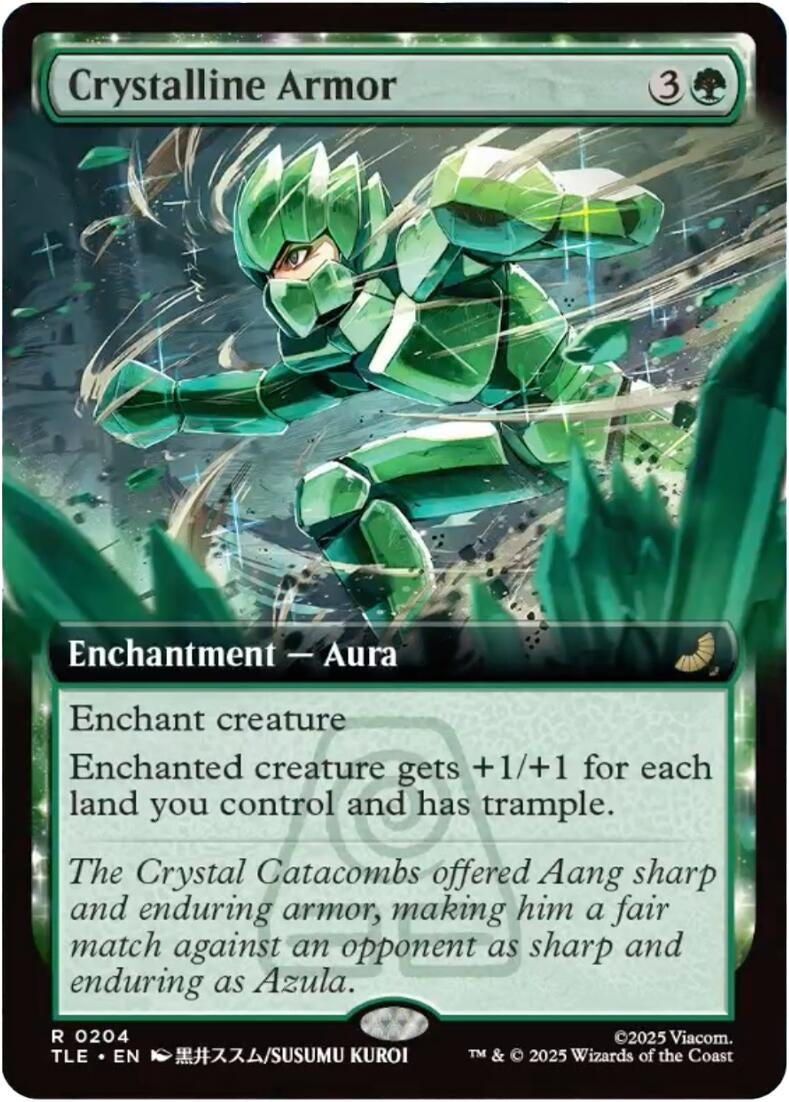 Image for Crystalline Armor (Extended Art) (204) [Avatar: The Last Airbender: Eternal-Legal] - Magic: The Gathering