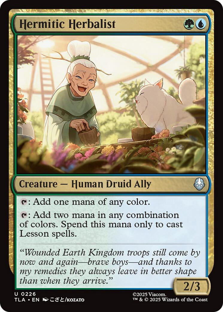 Image for Hermitic Herbalist (226) [Avatar: The Last Airbender] - Magic: The Gathering