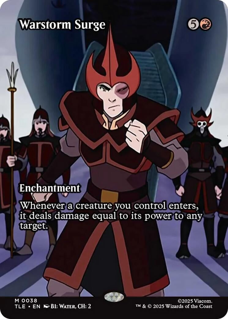 Image for Warstorm Surge (Borderless) (38) [Avatar: The Last Airbender: Eternal-Legal] - Magic: The Gathering