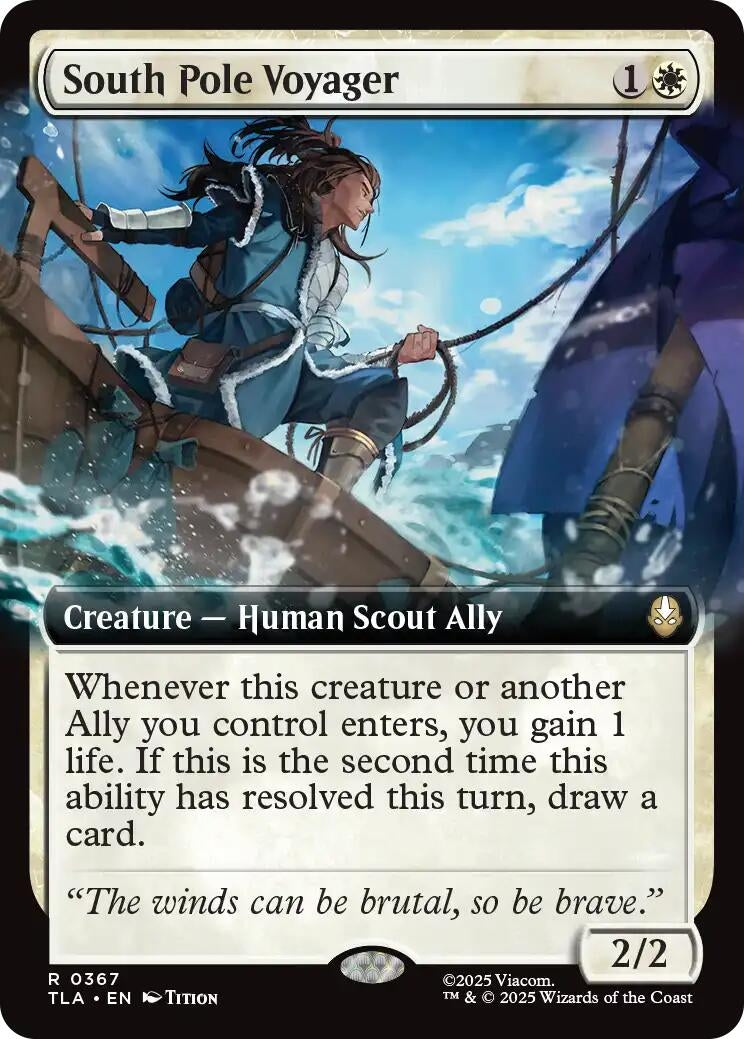 Image for South Pole Voyager (Extended Art) (367) [Avatar: The Last Airbender] - Magic: The Gathering