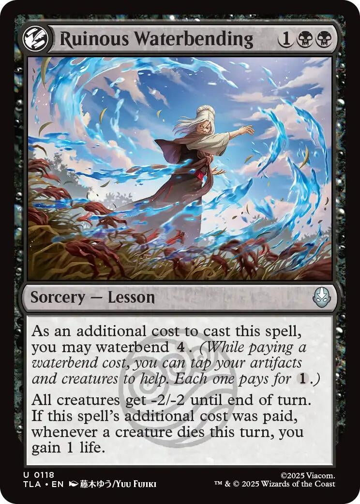 Image for Ruinous Waterbending (118) [Avatar: The Last Airbender] - Magic: The Gathering