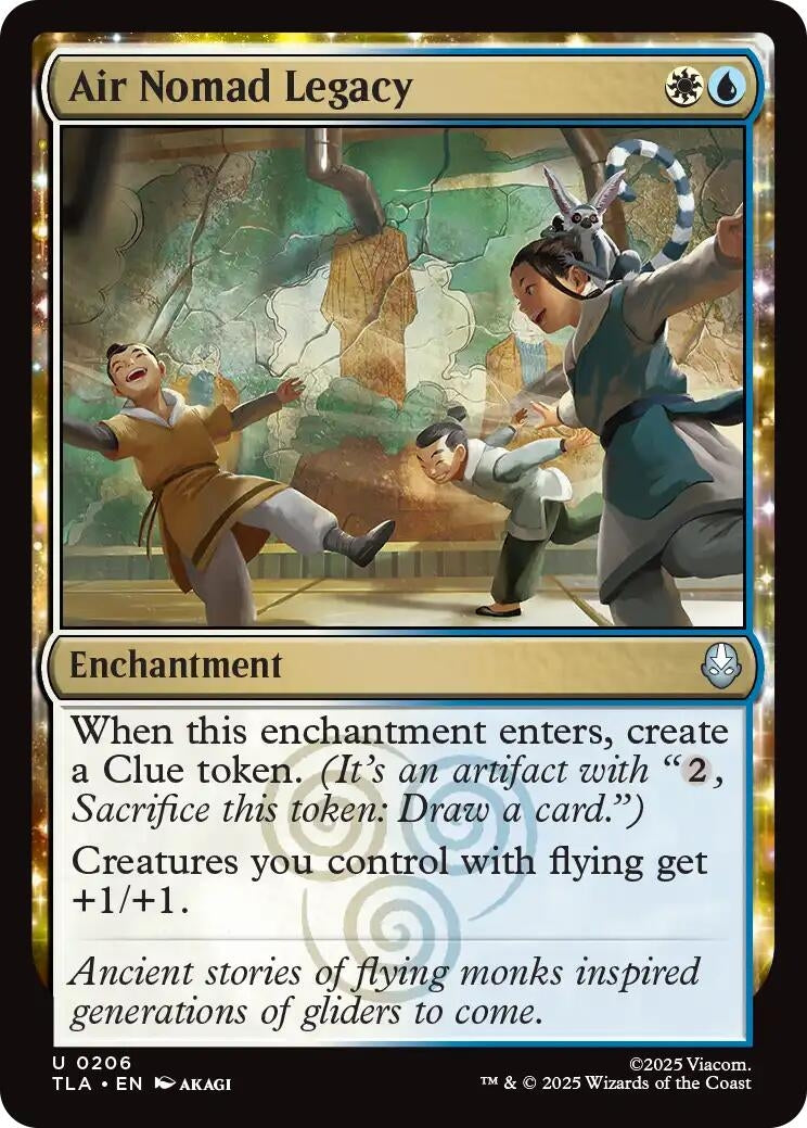 Image for Air Nomad Legacy (206) [Avatar: The Last Airbender] - Magic: The Gathering