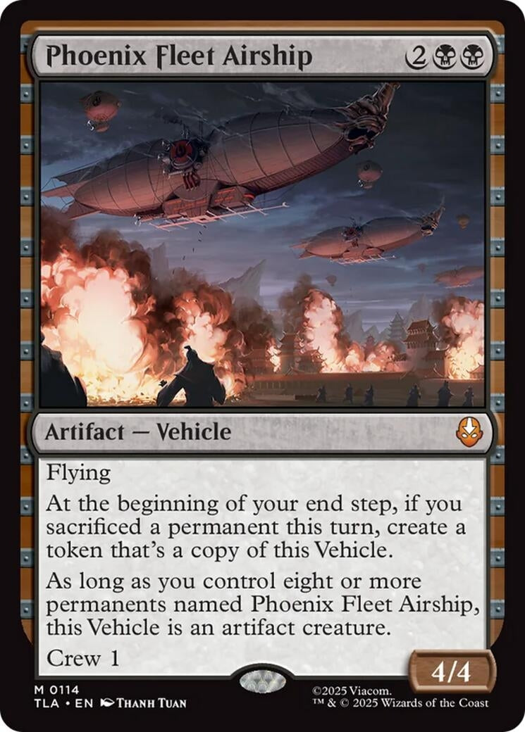 Image for Phoenix Fleet Airship (114) [Avatar: The Last Airbender] - Magic: The Gathering