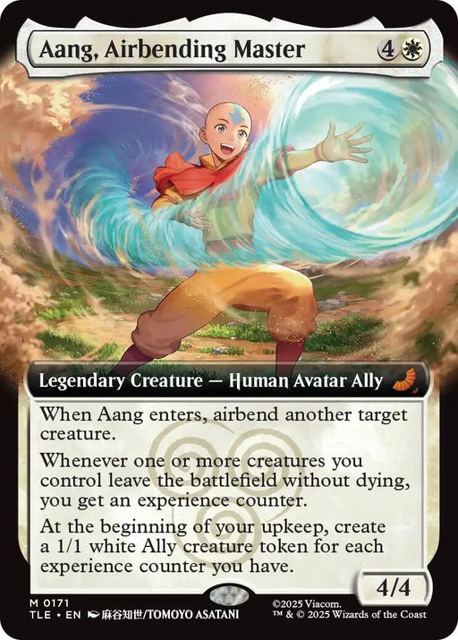 Image for Aang, Airbending Master (Extended Art) (171) [Avatar: The Last Airbender: Eternal-Legal] - Magic: The Gathering