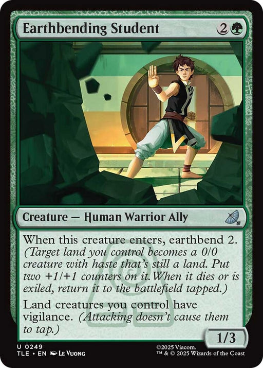 Image for Earthbending Student (249) [Avatar: The Last Airbender: Eternal-Legal] - Magic: The Gathering