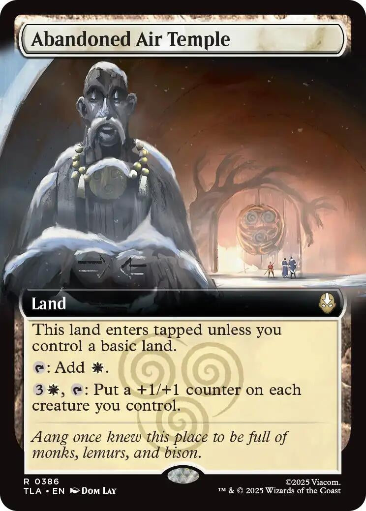 Image for Abandoned Air Temple (Extended Art) (386) [Avatar: The Last Airbender] - Magic: The Gathering