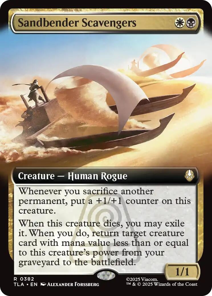 Image for Sandbender Scavengers (Extended Art) (382) [Avatar: The Last Airbender] - Magic: The Gathering