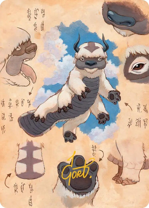 Image for Appa, Steadfast Guardian Art Card (Gold-Stamped Signature) (32) [Avatar: The Last Airbender] - Magic: The Gathering