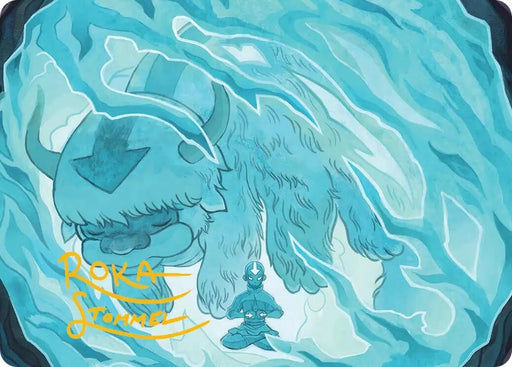 Image for Aang's Iceberg 2 Art Card (Gold-Stamped Signature) (40) [Avatar: The Last Airbender] - Magic: The Gathering