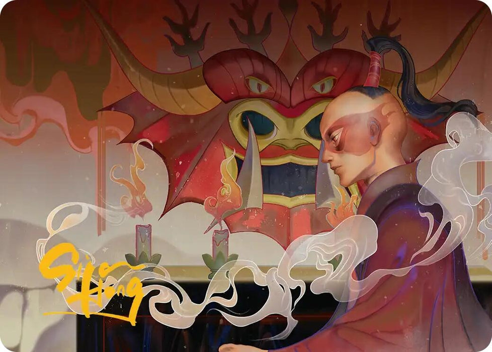 Image for Obsessive Pursuit Art Card (Gold-Stamped Planeswalker Symbol) (42) [Avatar: The Last Airbender] - Magic: The Gathering