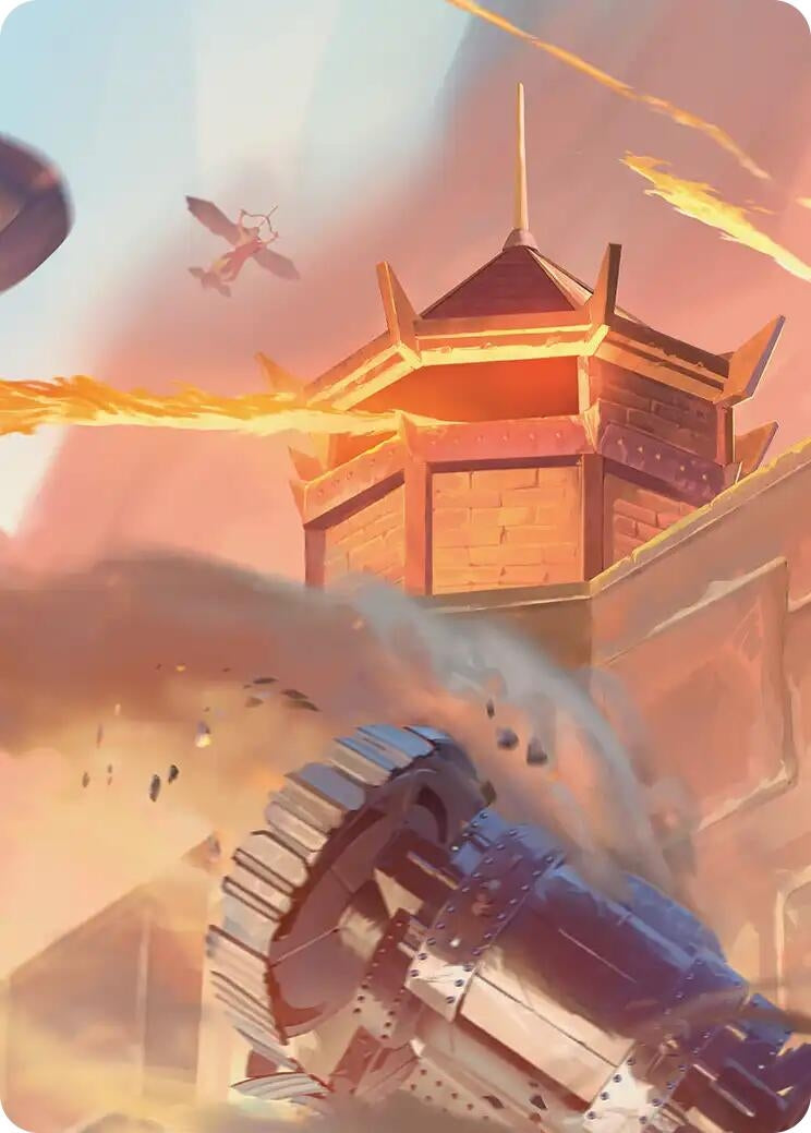 Image for Fire Nation Turret Art Card [Avatar: The Last Airbender] - Magic: The Gathering