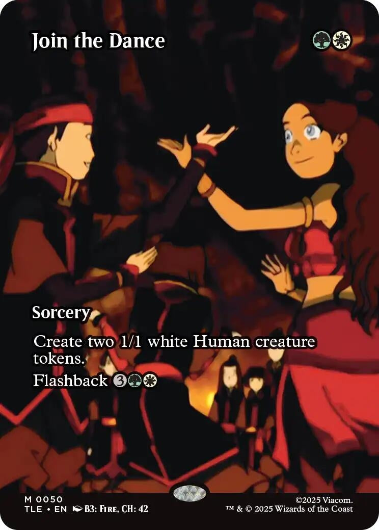 Image for Join the Dance (Borderless) (50) [Avatar: The Last Airbender: Eternal-Legal] - Magic: The Gathering