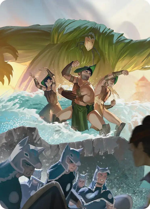 Image for Swampbenders Art Card [Avatar: The Last Airbender] - Magic: The Gathering