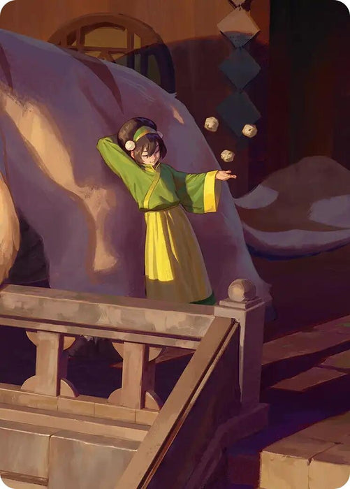 Image for Toph, Greatest Earthbender Art Card [Avatar: The Last Airbender] - Magic: The Gathering