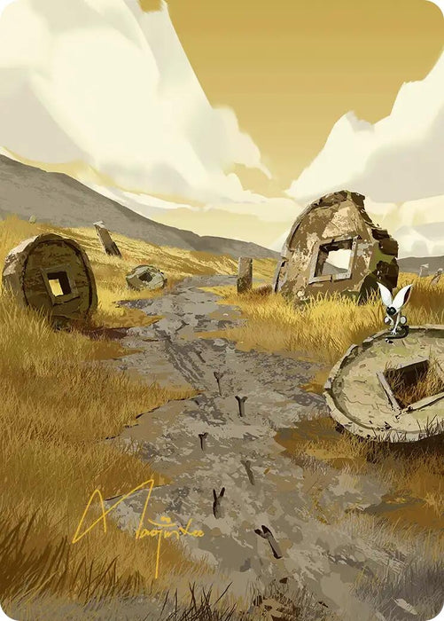 Image for Plains Art Card (Gold-Stamped Signature) (50) [Avatar: The Last Airbender] - Magic: The Gathering