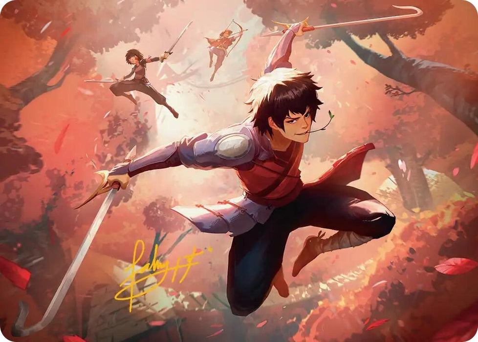 Image for Jet, Freedom Fighter Art Card (Gold-Stamped Signature) (22) [Avatar: The Last Airbender] - Magic: The Gathering