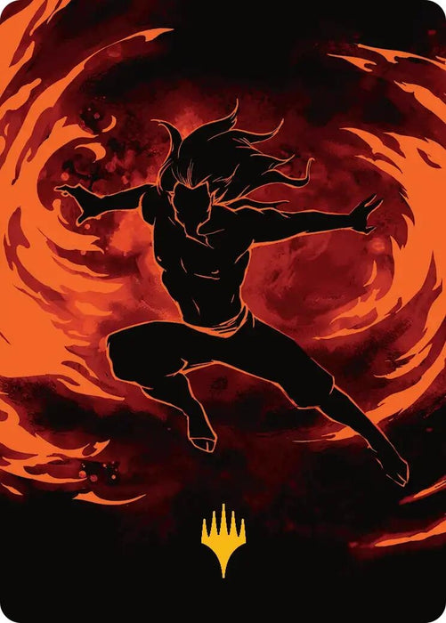 Image for Ozai, the Phoenix King Art Card (Gold-Stamped Planeswalker Symbol) (39) [Avatar: The Last Airbender] - Magic: The Gathering