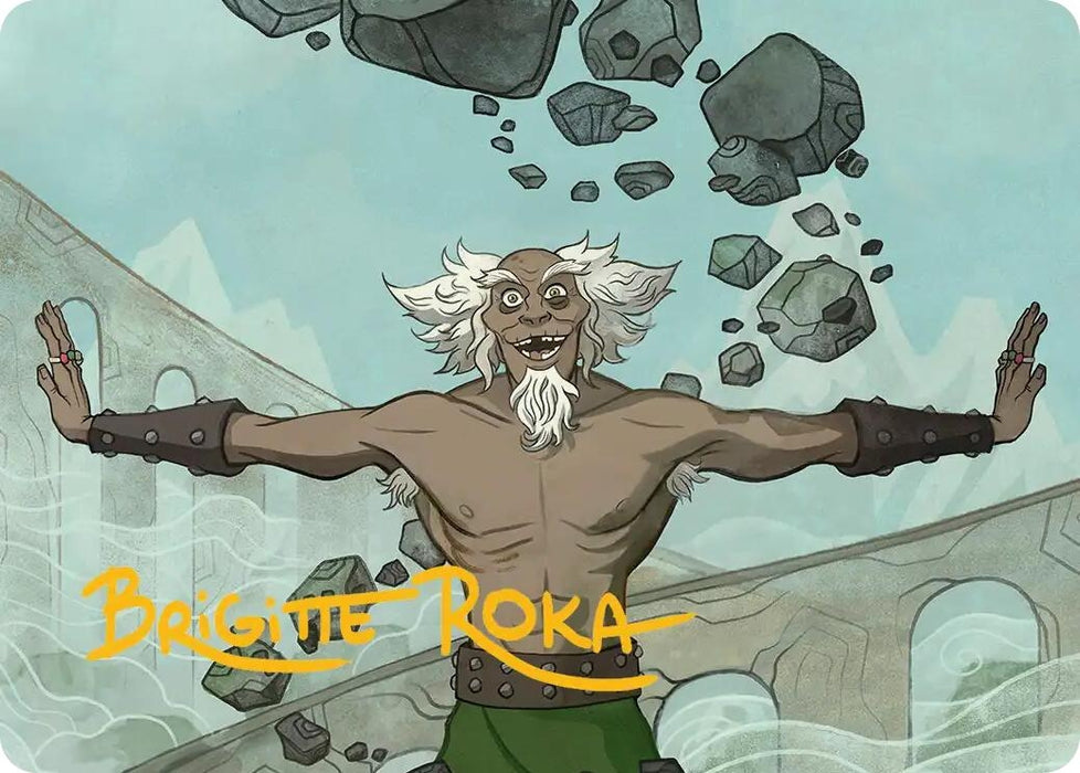 Image for Bumi, Unleashed Art Card (Gold-Stamped Signature) (46) [Avatar: The Last Airbender] - Magic: The Gathering